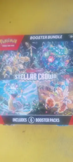 Pokemon TCG Stellar Crown Booster Bundle Box Factory Sealed - Image 1