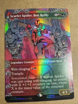 Scarlet Spider, Ben Reilly (Borderless) Marvel's Spider-Man Foil - Image 1