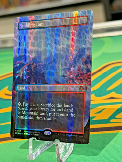 MTG Scalding Tarn Mythic 117 (Borderless) (Dragonscale Foil) Special Guests Foil - Image 2