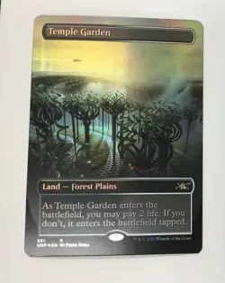 Temple Garden (Borderless) Unfinity Foil - Image 1