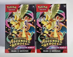 2x Pokemon TCG Ascended Heroes Booster Bundle Sealed 6 Booster Packs New - Image 1