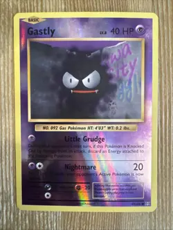 Gastly 47/108 Reverse Holo Common XY Evolutions Pokemon Card 2016 VLP - Image 1
