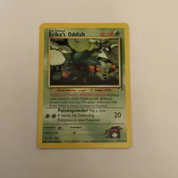 Erika’s Oddish - 47/132 Gym Heroes 2000 WOTC Uncommon Pokemon TCG VLP - Image 2