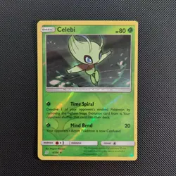 Celebi 2019 Pokemon SM Unified Minds Reverse Holo 4/236 NM/LP - Image 1