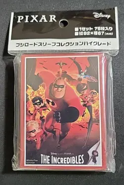 Pixar The Incredibles Sleeves 75ct - New - Lorcana, Pokemon, Weiss, Magic - Image 1