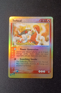 Pokemon Torkoal 12/97 Ex Dragon - Holo Reverse ENG EXC - Image 1