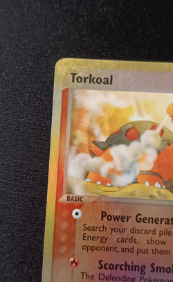 Pokemon Torkoal 12/97 Ex Dragon - Holo Reverse ENG EXC - Image 3