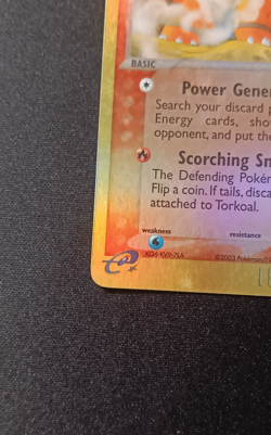 Pokemon Torkoal 12/97 Ex Dragon - Holo Reverse ENG EXC - Image 5