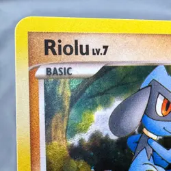 NM Holo Riolu 8/17 Uncommon POP Series 6 Pokemon Kouki Saitou - Image 3