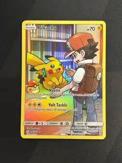 2019 Cosmic Eclipse Pikachu Holo Secret Rare CHR #241/236 - Image 1
