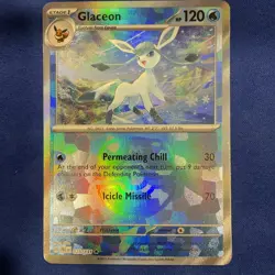 Glaceon 025/131 - Master Ball - Pokemon Prismatic Evolutions - English NM/M 💎 - Image 1