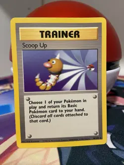 Wizards of the Coast Pokemon TCG Scoop Up 107/130 Base Set Unlimited Rare 1999 - Image 1