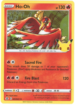 Ho-Oh - Holo Rare - Celebrations - Pokemon - Image 1
