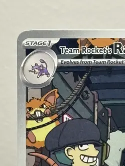 Team Rocket's Raticate 202/182 Pokemon TCG Destined Rivals NM - Image 2
