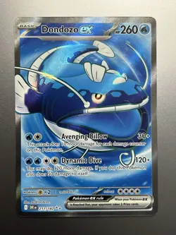 Pokemon - Dondozo EX 211/182 Ultra Rare, SV: Destined Rivals, Holo, Near Mint - Image 1