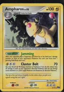 Ampharos 1/17 Rare POP Series 7 Pokemon Holo Moderately Played - Image 1
