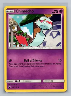 Chimecho 43/111 Common Crimson Invasion Pokemon Near Mint - Image 1