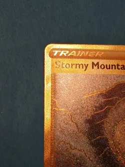 Pokemon Sword & Shield Evolving Skies Stormy Mountains 232/203 Secret Rare Gold - Image 4