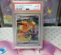 Pokemon Japanese TCG - PSA 10 Flareon 188/184 S8b: Vmax Climax Holo - Image 1
