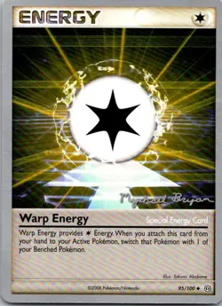 Pokemon World Championship Decks Warp Energy (Mychael Bryan) 95/100 - Image 1