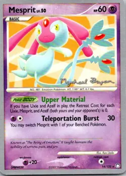 Pokemon World Championship Decks Mesprit (Mychael Bryan) 14/123 - Image 1