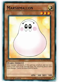 Marshmallon - YGLD-ENC22 - Common - 1st Edition - Heavily Played - Image 1