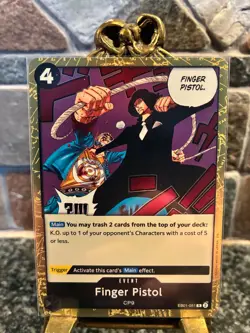 Finger Pistol (Reprint) EB01-051 Premium Booster -The Best- Vol. 2 One Piece NM - Image 1