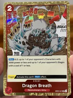 Dragon Breath (Pirate Foil) OP07-017 Premium Booster -The Best- Vol. 2 One Piece - Image 1