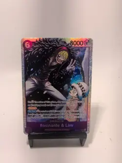 Rosinante & Law EB04-038 The Azure Sea's Seven Foil ONE PIECE CARD - Image 1