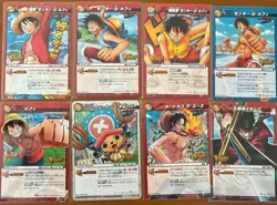 One Piece Vintage Promotional Card Lot Japanese Collectible Trading Set - Image 1