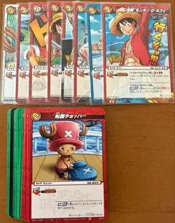 One Piece Vintage Promotional Card Lot Japanese Collectible Trading Set - Image 2