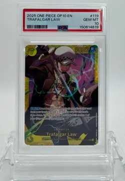 PSA 10 Trafalgar Law (OP10-119 EN) - Image 1
