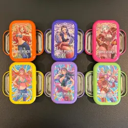 One Piece TCG EXCLUSIVE Asia Mini Tin Vol 2 Promo (6x SEALED) with Empty Tin - Image 4