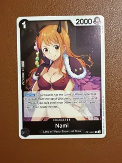 Nami OP16-091 - One Piece TCG: The Time of Battle - Rare Foil - English - Image 1