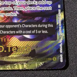 One Piece CCG- Marshall.D.Teach (119) - The Time of Battle (OP16) SEC NM English - Image 5