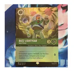 Disney Lorcana Buzz Lightyear-Space Ranger Foil 211/204 Toy Story TCG - Image 1