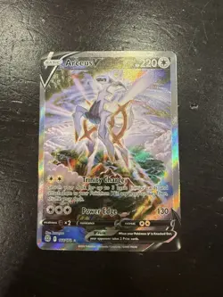 Arceus V - 166/172 - Pokemon Brilliant Stars Sword Shield Alternate Art Card NM - Image 2