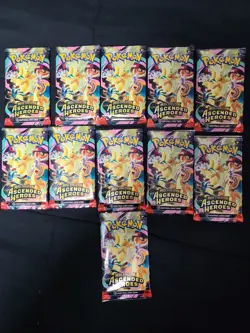 Pokemon TCG Ascended Heroes Booster Pack Lot (11) 10 Cards Each English 2026 - Image 2