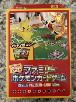 Pokemon TCG Family Card Game Anytime Anywhere Deck Japanese Sealed US SELLER - Image 1