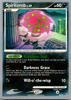 Pokemon World Championship Decks Spiritomb (Michael Pramawat) 32/99 - Image 1
