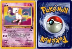 Pokemon Card - Mew Wizards Black Star Promos 8 1999 Promo Heavily Played - Image 3