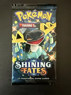 Pokemon TCG Shining Fates Booster Pack SEALED 753569127335 - Image 1