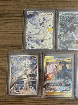 Pokemon TCG Zekrom Reshiram 5 Card Lot GX TAG TEAM 25th & more English - Image 2