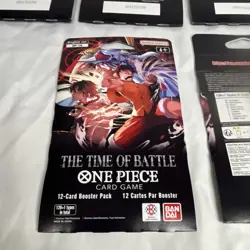 Bandai One Piece Card Game Time of Battle Booster Pack Lot 10x 12-Card English - Image 3