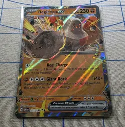 Pokemon Destined Rivals Regirock EX 101/182 Card - Image 2
