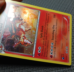 2013 Pokemon Legendary Treasures #19 Charizard Cosmos Holo LP+ - Image 3