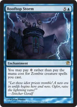 Rooftop Storm - Damaged / Poor MTG Innistrad - Image 1