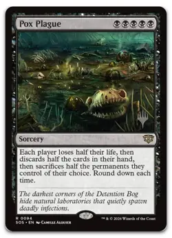 Pox Plague #94 (NM) Promo Pack: Secrets of Strixhaven PPSOS Magic MTG - Image 1