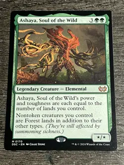 MTG Ashaya, Soul of the Wild NM English MTG Duskmourn Commader - Image 1