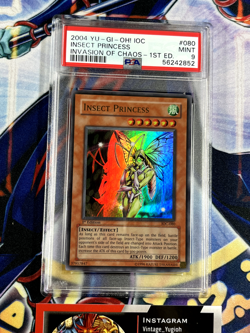 Yugioh Insect Princess IOC-080 PSA 9 1st Edition Ultra Rare - Image 2